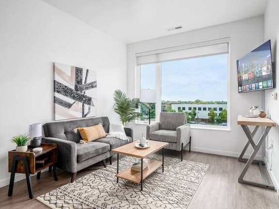 518 - Harlow -- Luxury Gray & Gold Executive Suite in Heart