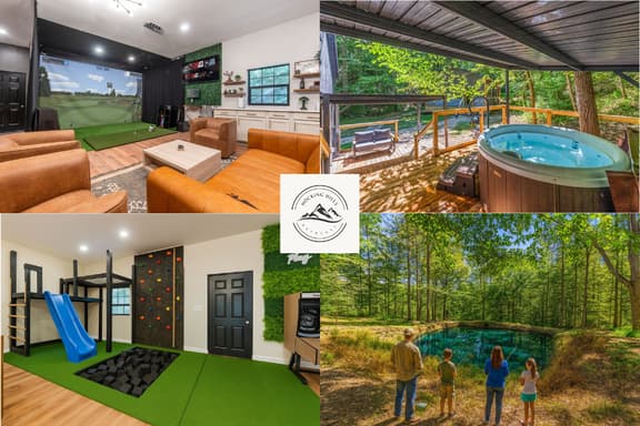 Woodland Clubhouse: Golf, Fishing, Hot Tub, Trail